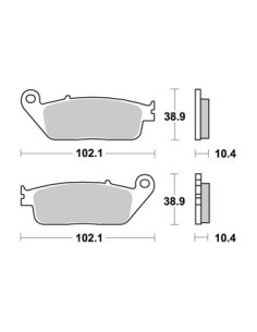 Plaquettes de freins AP RACING 2