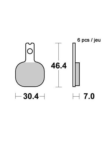 Plaquettes de freins AP RACING