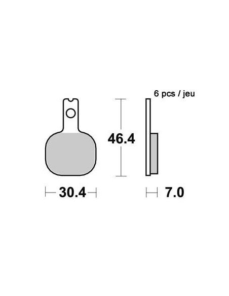 Plaquettes de freins AP RACING