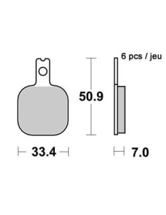 Plaquettes de freins AP RACING 2