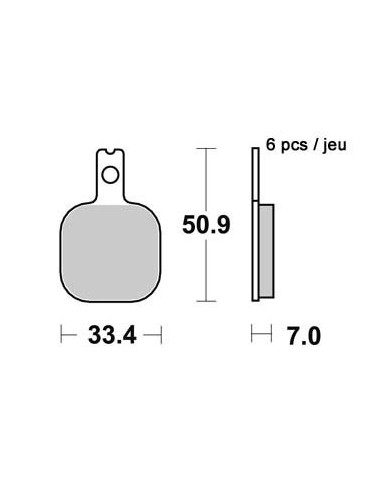 Plaquettes de freins AP RACING