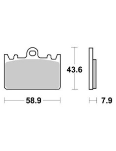 Plaquettes de freins AP RACING 2