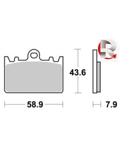Plaquettes de freins AP RACING 2