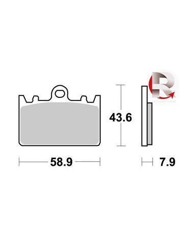Plaquettes de freins AP RACING