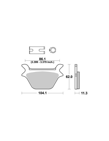 Plaquettes de freins AP RACING