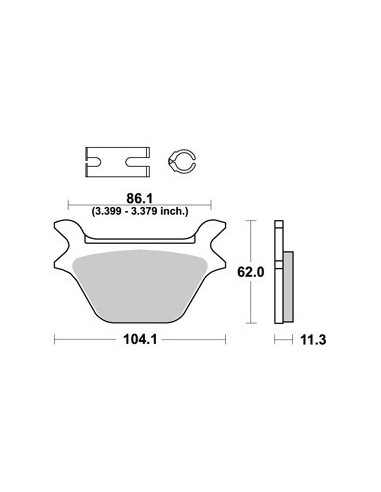 Plaquettes de freins AP RACING