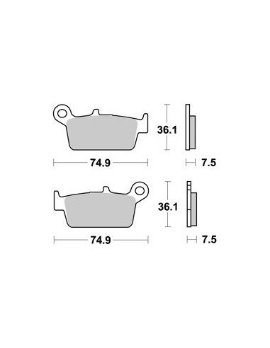 Plaquettes de freins AP RACING