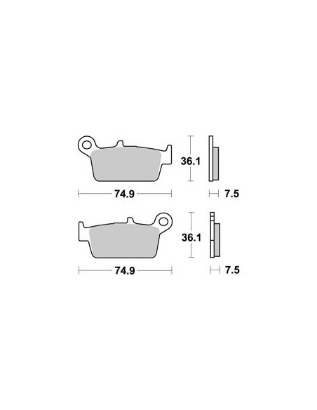 Plaquettes de freins AP RACING
