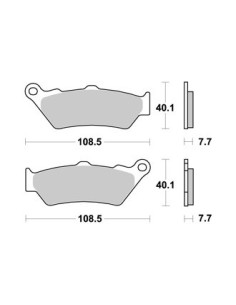 Plaquettes de freins AP RACING 2