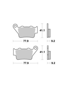 Plaquettes de freins AP RACING 2