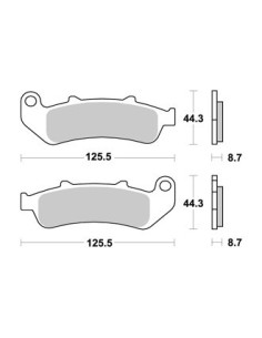 Plaquettes de freins AP RACING 2