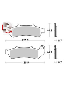Plaquettes de freins AP RACING 2