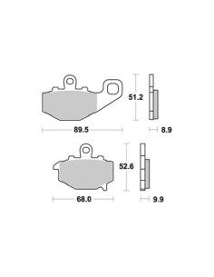 Plaquettes de freins AP RACING 2