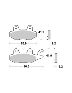 Plaquettes de freins AP RACING 2
