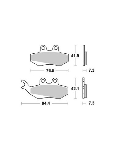 Plaquettes de freins AP RACING