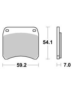 Plaquettes de freins AP RACING 2