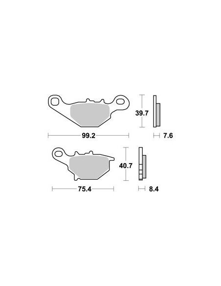 Plaquettes de freins AP RACING