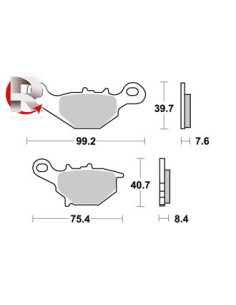 Plaquettes de freins AP RACING 2