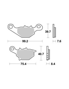 Plaquettes de freins AP RACING 2