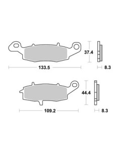 Plaquettes de freins AP RACING 2