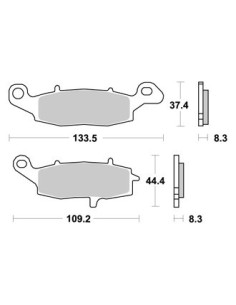 Plaquettes de freins AP RACING 2
