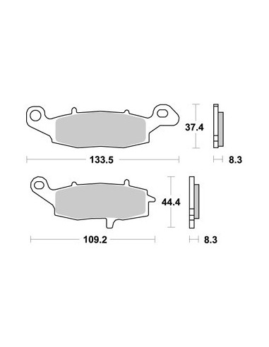 Plaquettes de freins AP RACING