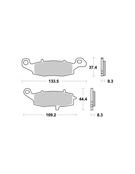 Plaquettes de freins AP RACING