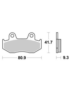 Plaquettes de freins AP RACING 2