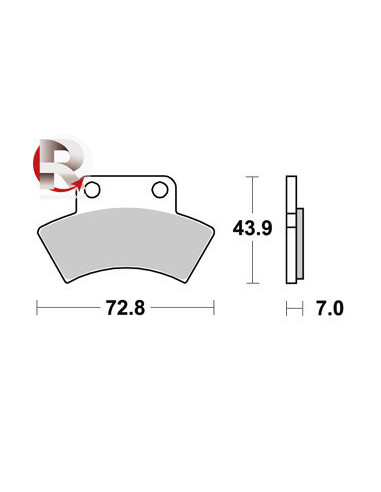 Plaquettes de freins AP RACING