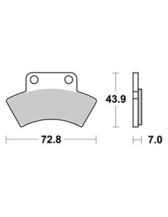 Plaquettes de freins AP RACING 2