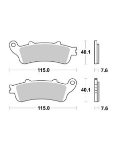 Plaquettes de freins AP RACING 2