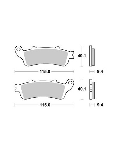Plaquettes de freins AP RACING