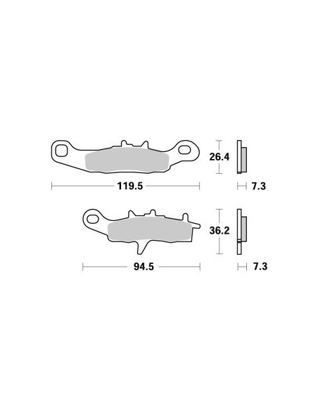 Plaquettes de freins AP RACING