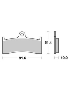 Plaquettes de freins AP RACING 2