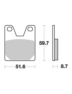 Plaquettes de freins AP RACING 2