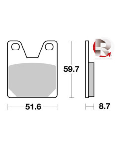 Plaquettes de freins AP RACING 2