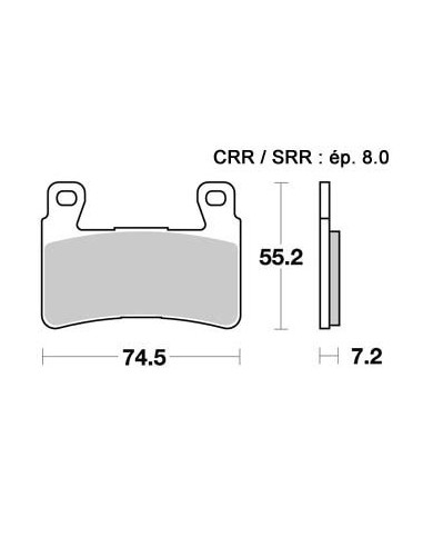 Plaquettes de freins AP RACING
