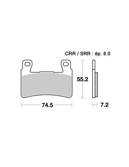 Plaquettes de freins AP RACING (Nouvelle Génération)