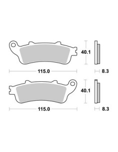 Plaquettes de freins AP RACING 2