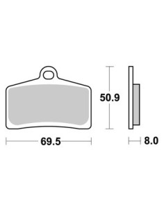 Plaquettes de freins AP RACING 2