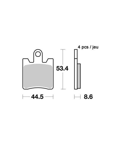 Plaquettes de freins AP RACING (Nouvelle Génération)