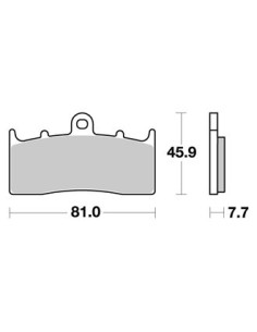 Plaquettes de freins AP RACING 2