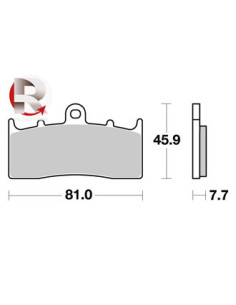 Plaquettes de freins AP RACING 2