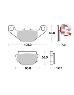 Plaquettes de freins AP RACING 2