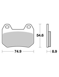 Plaquettes de freins AP RACING 2