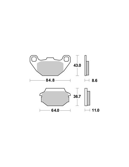 Plaquettes de freins AP RACING
