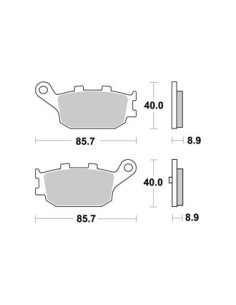 Plaquettes de freins AP RACING 2