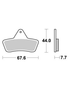 Plaquettes de freins AP RACING 2