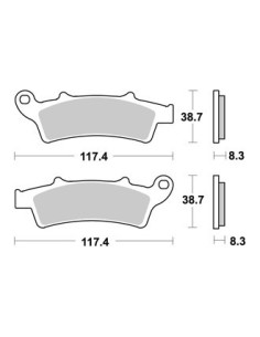 Plaquettes de freins AP RACING 2
