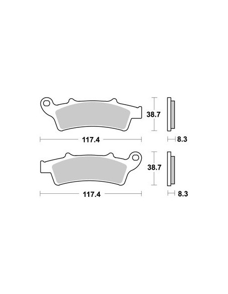 Plaquettes de freins AP RACING